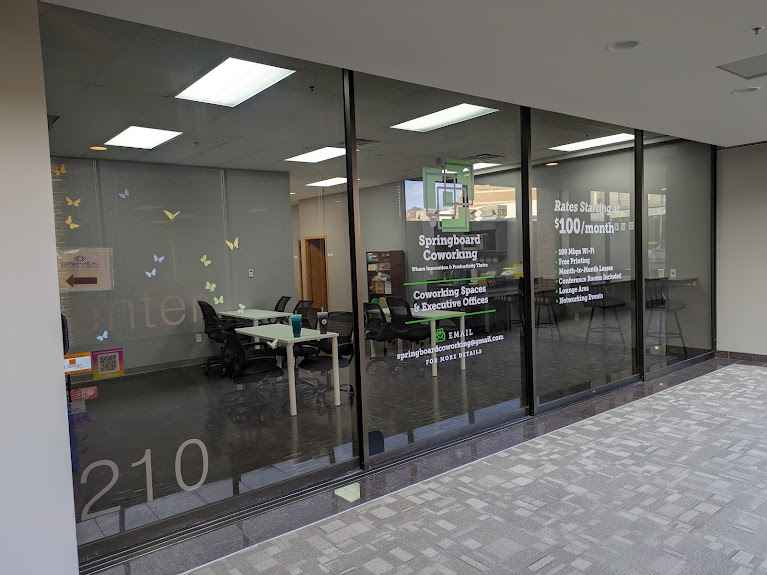 Window film installation at the 4th Street Office in Sioux City, Iowa